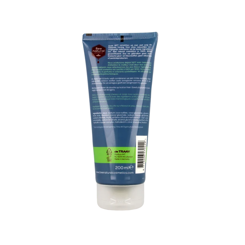 Traay Bee Honest Hair & body wash men verveine 200.00 Milliliter
