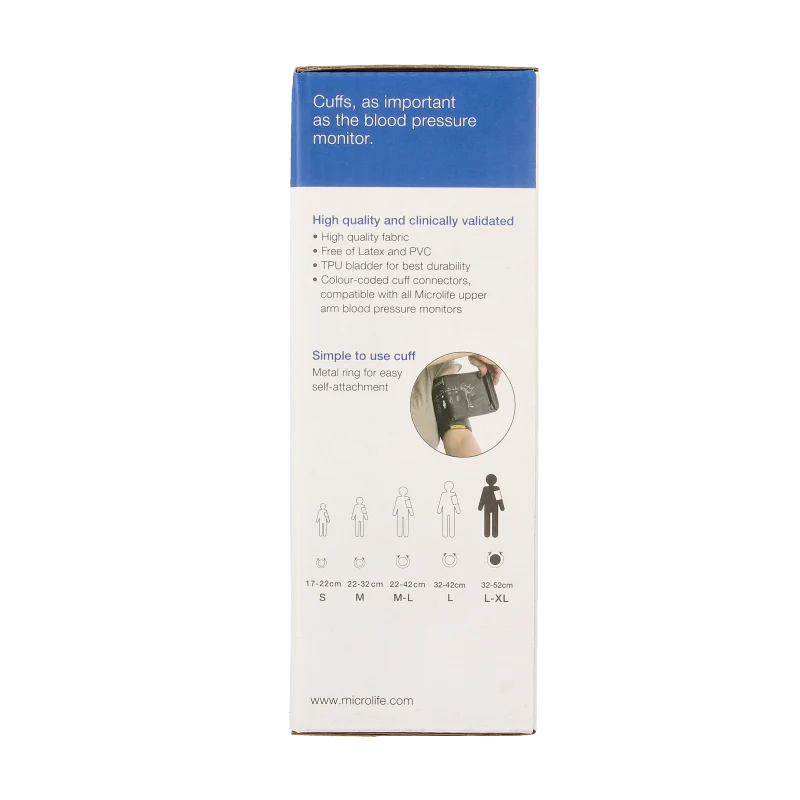 Microlife Manchet 32-52cm L-XL 1 Stuks