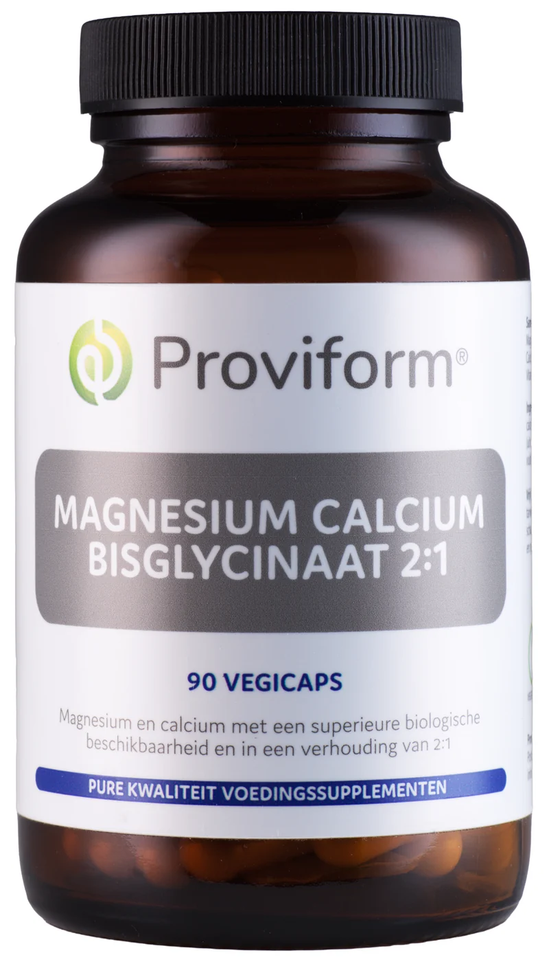 Proviform Magnesium calcium bisglycinaat 2:1 & D3 90.00 Vegetarische capsules
