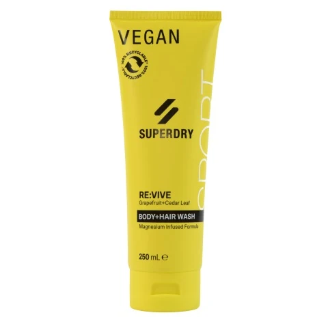 Superdry Sport RE:vive Body + hair wash 250.00 Milliliter
