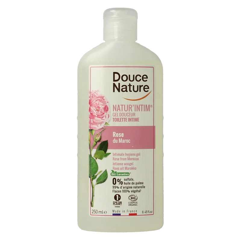Douce Nature Natur intim intieme wasgel rose bio 250.00 Milliliter