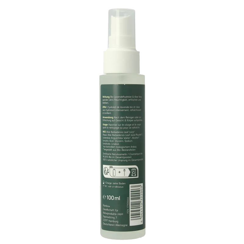 Rainbow Aloecare Aloe vera spray 100 Milliliter