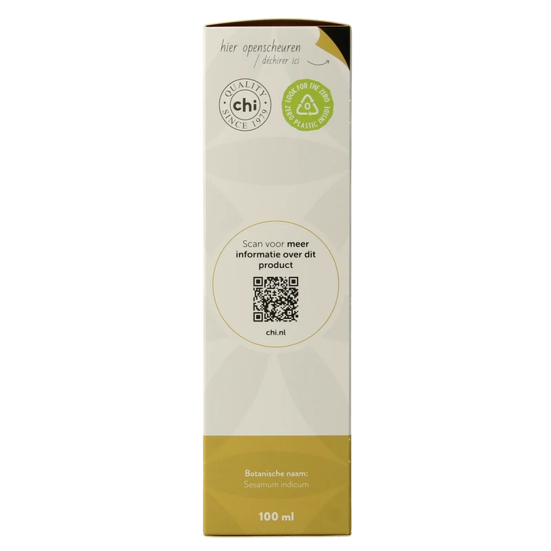 Chi Sesamzaad olie bio 100.00 Milliliter