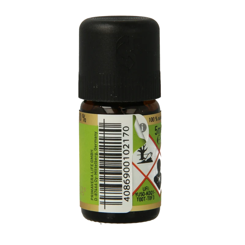 Primavera IJzerhard citroenverbena 10% bio 5 Milliliter