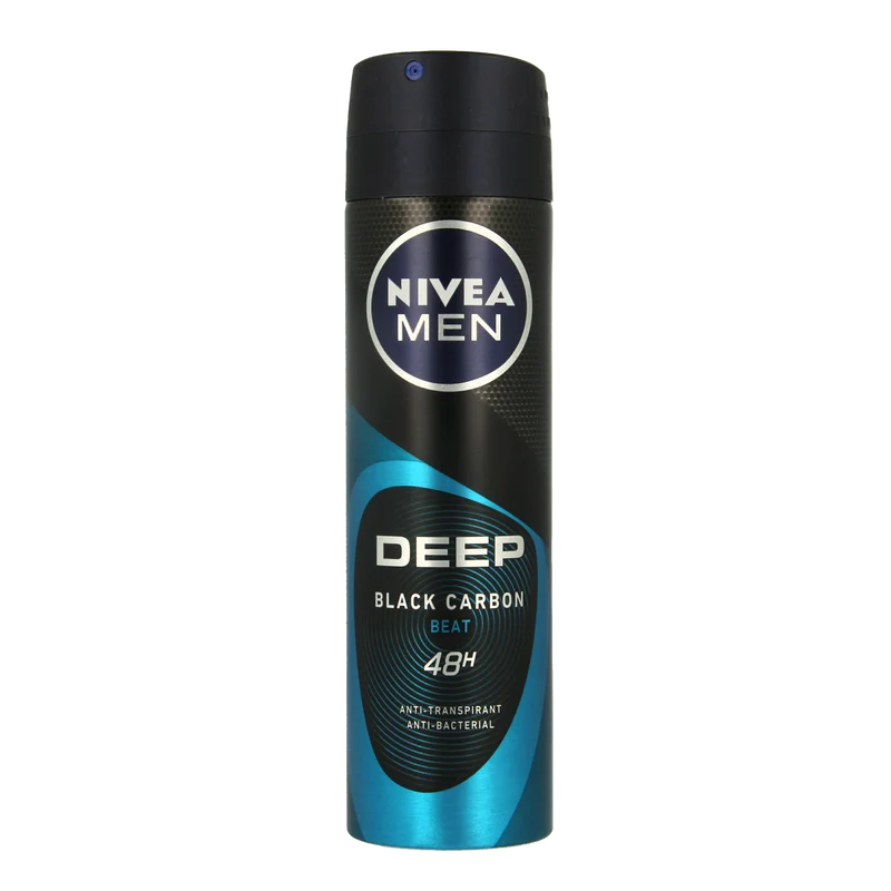 Nivea Men deodorant spray deep beat 150.00 Milliliter