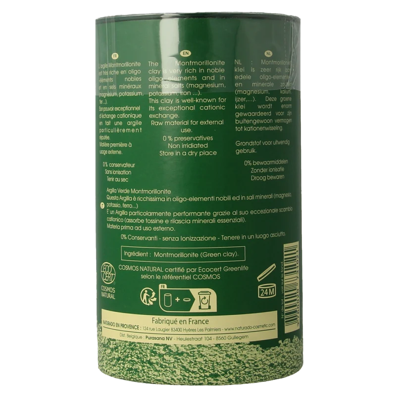 Naturado Groene klei montmorillon fijn 300.00 Gram