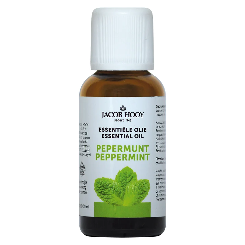 Jacob Hooy Pepermunt olie 30.00 Milliliter