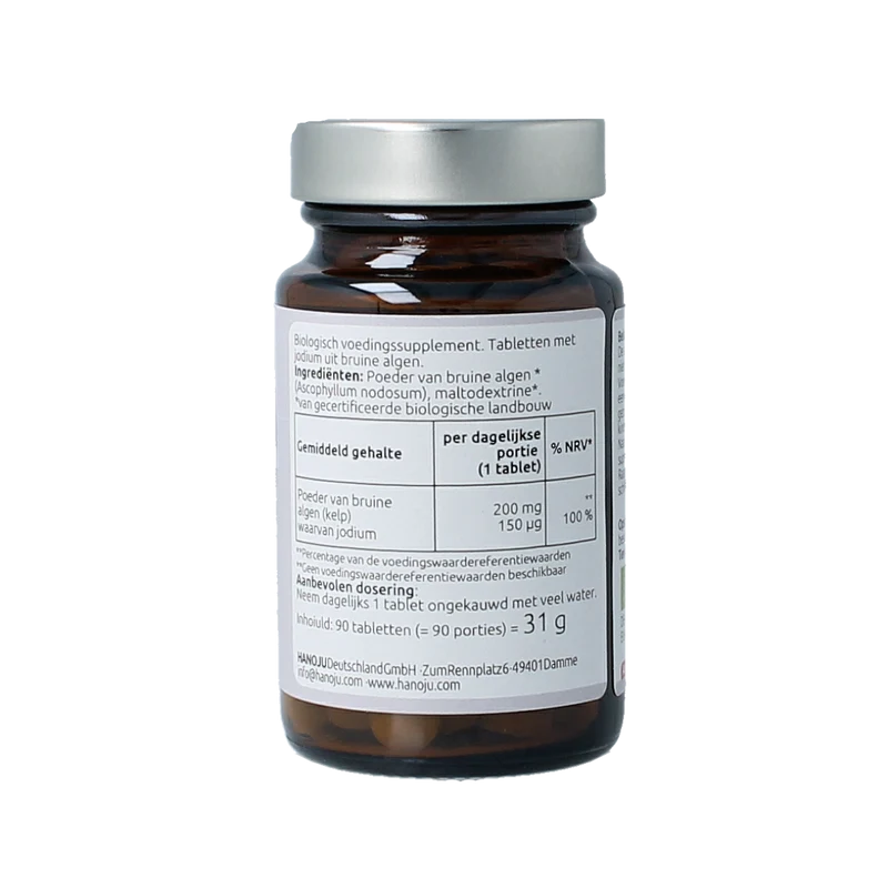 Hanoju Organische kelp bio 90.00 Tabletten