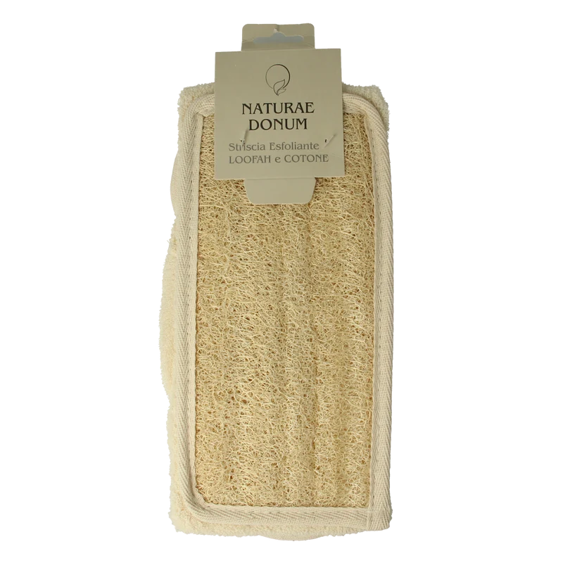 Naturae Donum Scrub band katoen & loofah 1.00 Stuks
