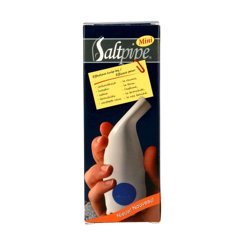 Saltpipe Mini zout inhalator met halitzout 25.00 Gram