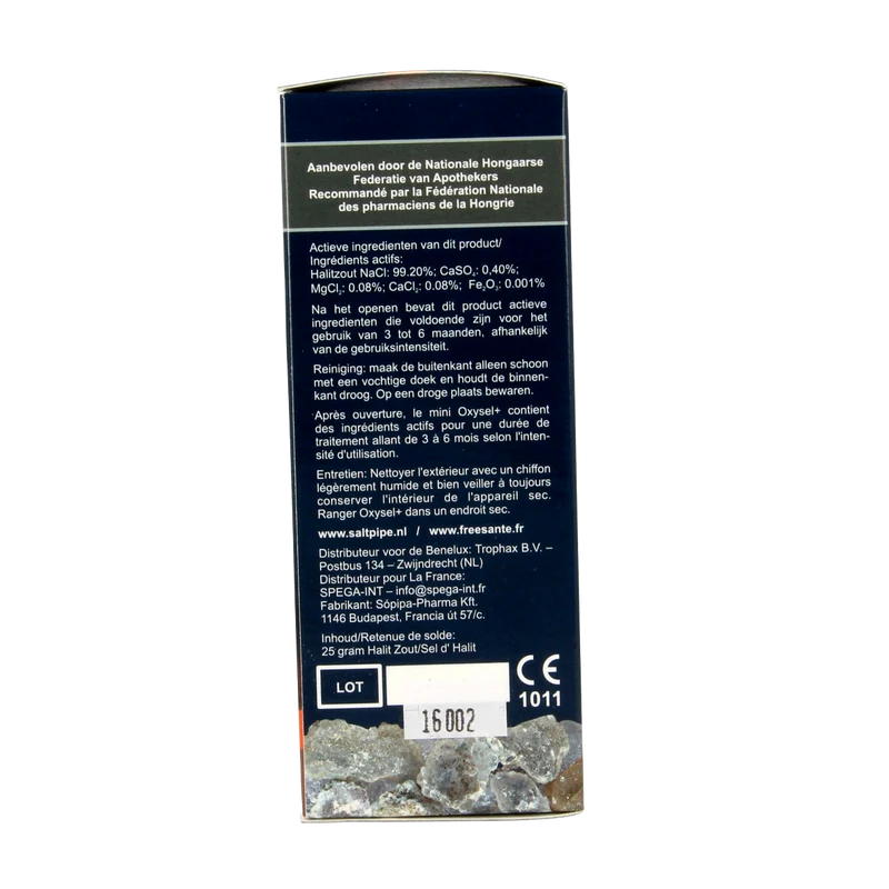 Saltpipe Mini zout inhalator met halitzout 25.00 Gram