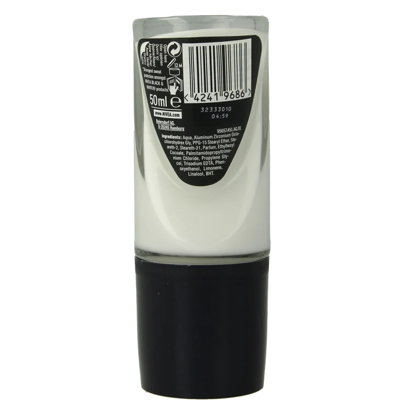 Nivea Men deodorant roller black & white max protection 50.00 Milliliter