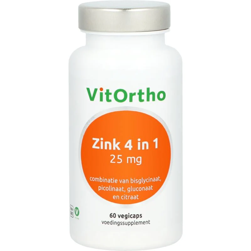 VitOrtho Zink 4 in 1 60.00 Vegetarische capsules
