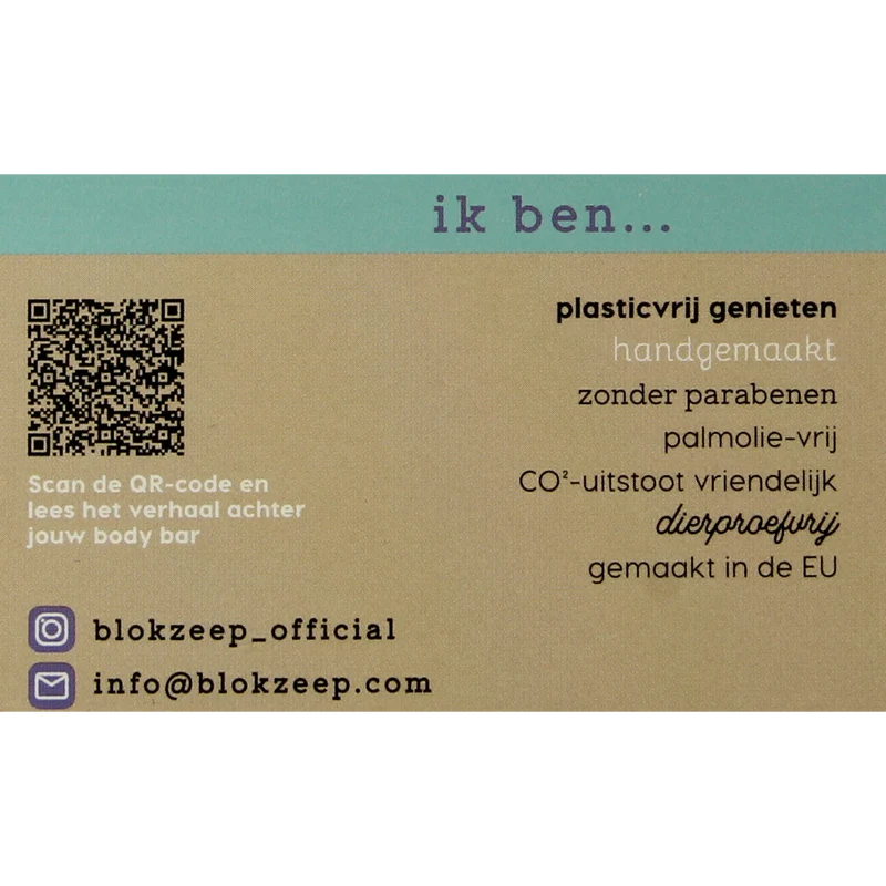 Blokzeep Body bar lavendel 100.00 Gram