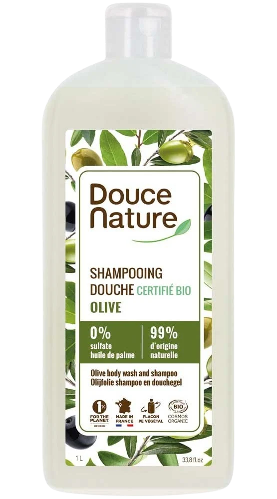Douce Nature Douchegel & shampoo olijf 1.00 Liter