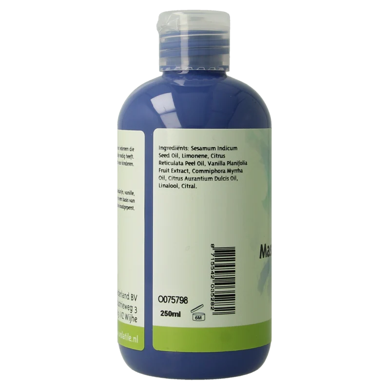 Volatile Massageolie sesam zonnewarmte 250.00 Milliliter