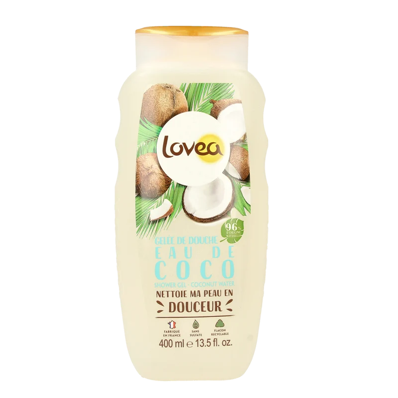 Lovea Showergel coconut water 400 Milliliter
