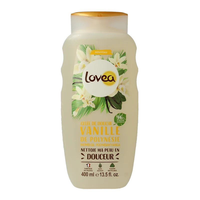 Lovea Showergel Vanilla 400.00 Milliliter