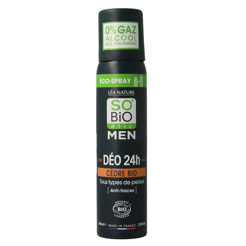 So Bio Etic For men deospray ceder 100.00 Milliliter