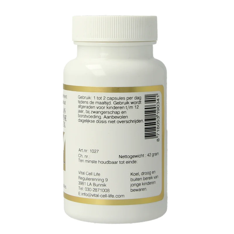 Vital Cell Life Mangaan/L-Arginine complex 100.00 Vegetarische capsules