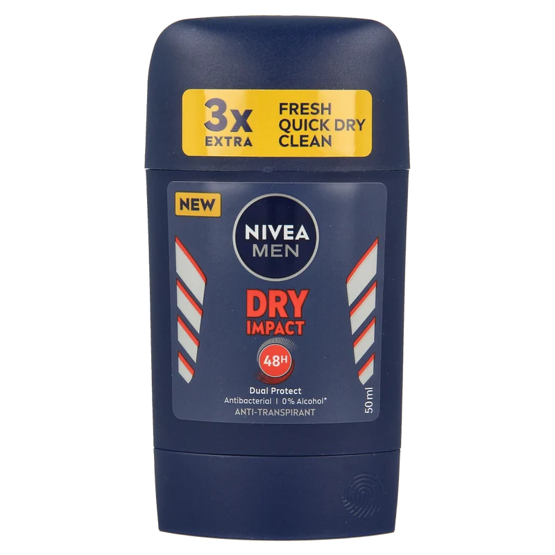 Nivea Men deodorant dry stick impact 50.00 Milliliter