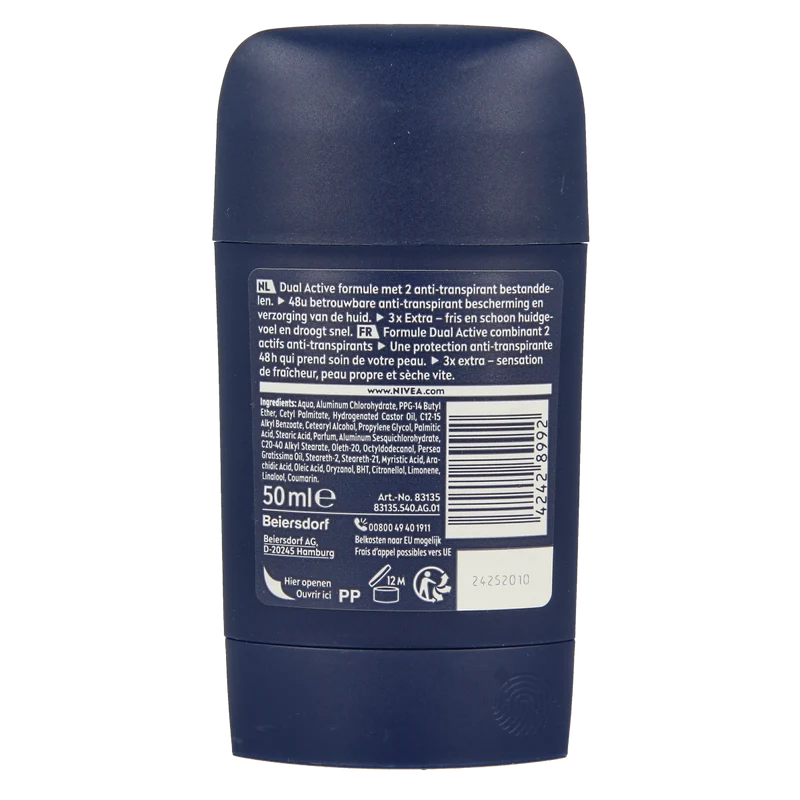 Nivea Men deodorant dry stick impact 50.00 Milliliter