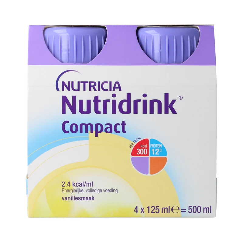 Nutridrink Compact vanille 125ml 4.00 Stuks
