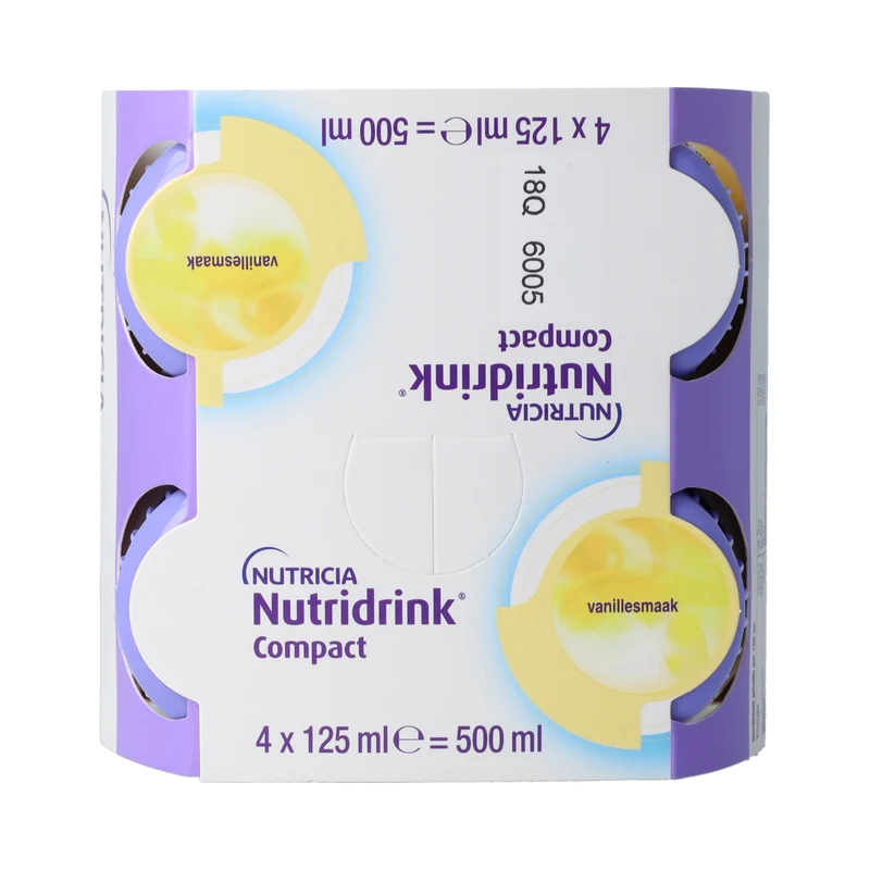 Nutridrink Compact vanille 125ml 4.00 Stuks