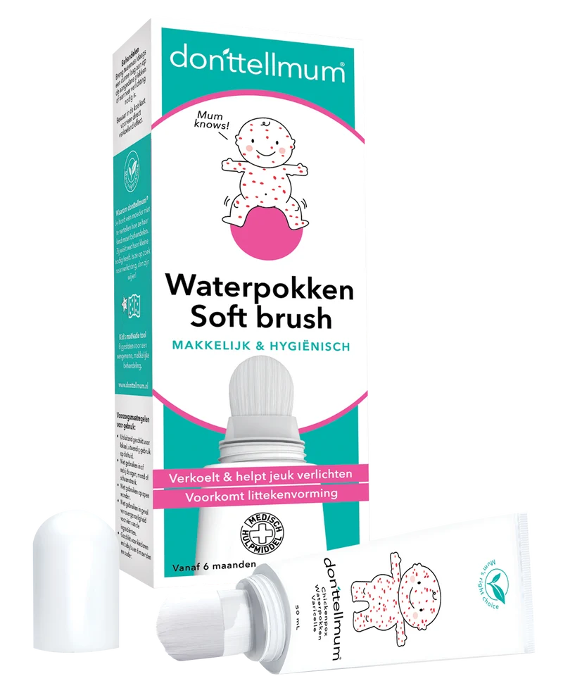 Donttellmum Waterpokken soft brush 50 Milliliter