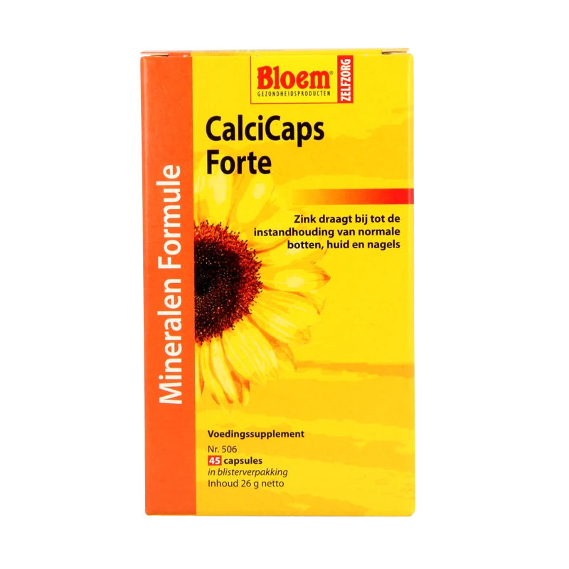 Bloem Calcicaps forte huid/bot/nagels 45.00 Capsules
