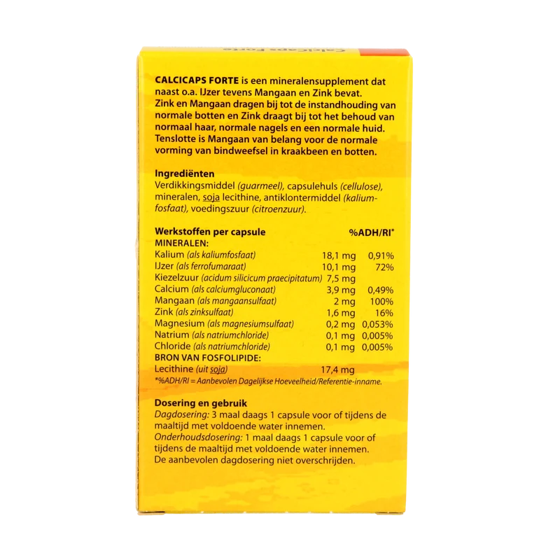 Bloem Calcicaps forte huid/bot/nagels 45.00 Capsules
