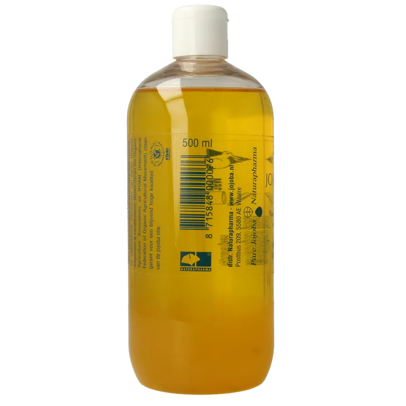 Naturapharma Jojoba olie met flip top dop 500.00 Milliliter