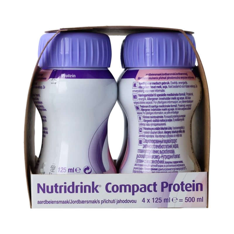 Nutridrink Compact proteine aardbei 125ml 4.00 Stuks