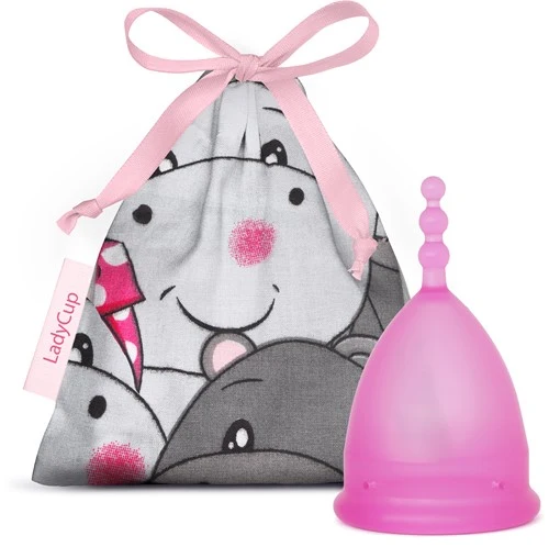 Ladycup Menstruatiecup pinky hippo maat S 1.00 Stuks