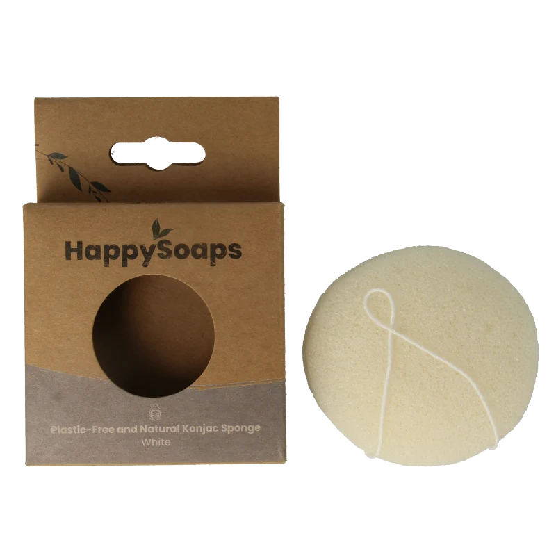 Happysoaps Konjac spons alle huidtypen 1 Stuks