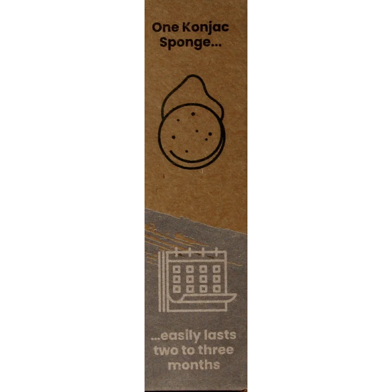 Happysoaps Konjac spons alle huidtypen 1 Stuks