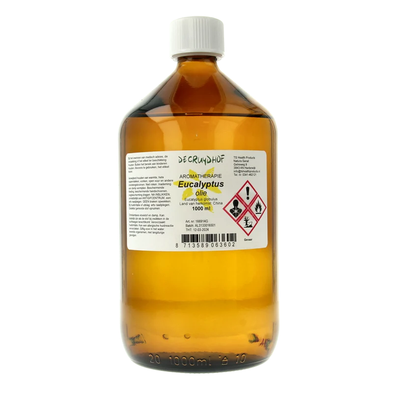 Cruydhof Eucalyptus olie 1.00 Liter