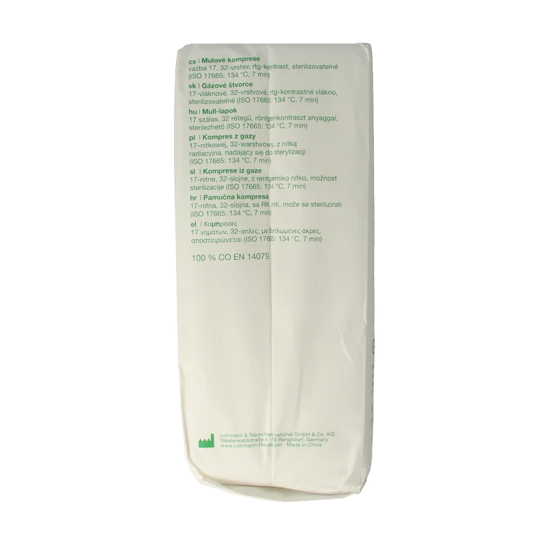 Gazin Gaaskompres 10 x 10 niet steriel 17draads 32L 50.00 Stuks