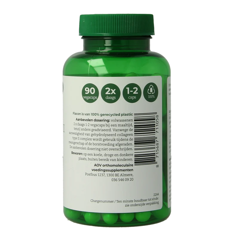 AOV 1105 Collageen type II 90.00 Vegetarische capsules