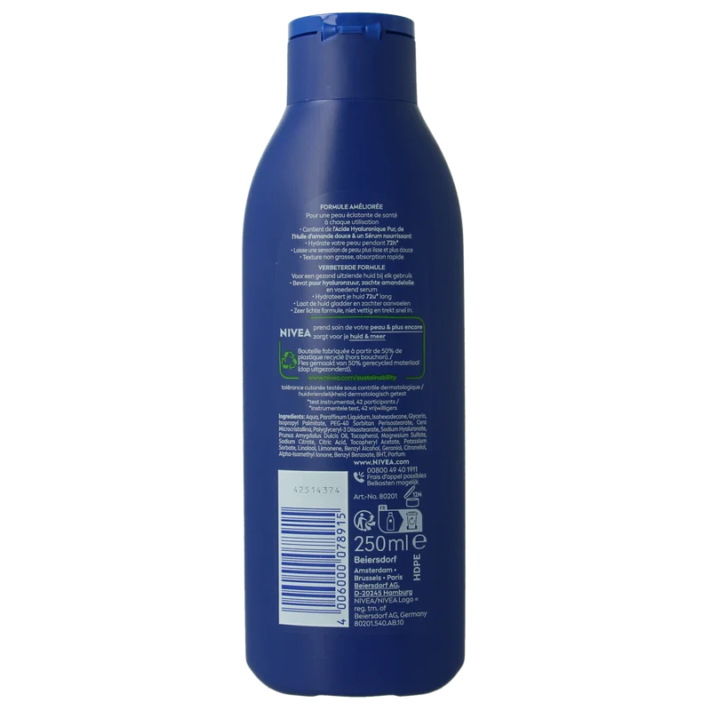 Nivea Verzorgende milk 250.00 Milliliter