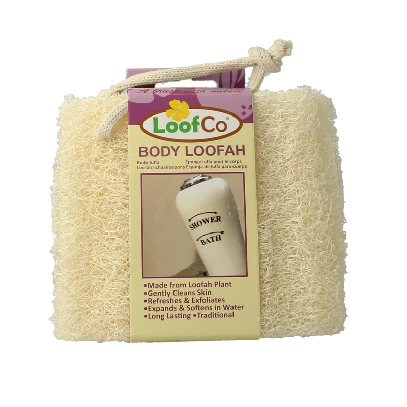 Loofco Douche en bad spons luffa bio 1.00 Stuks