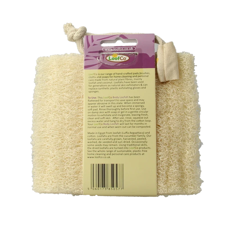 Loofco Douche en bad spons luffa bio 1.00 Stuks