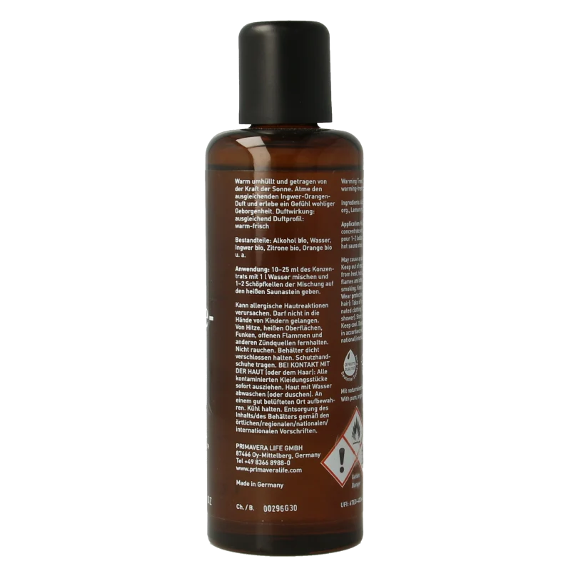 Primavera Sauna therapy warming treat bio 100 Milliliter