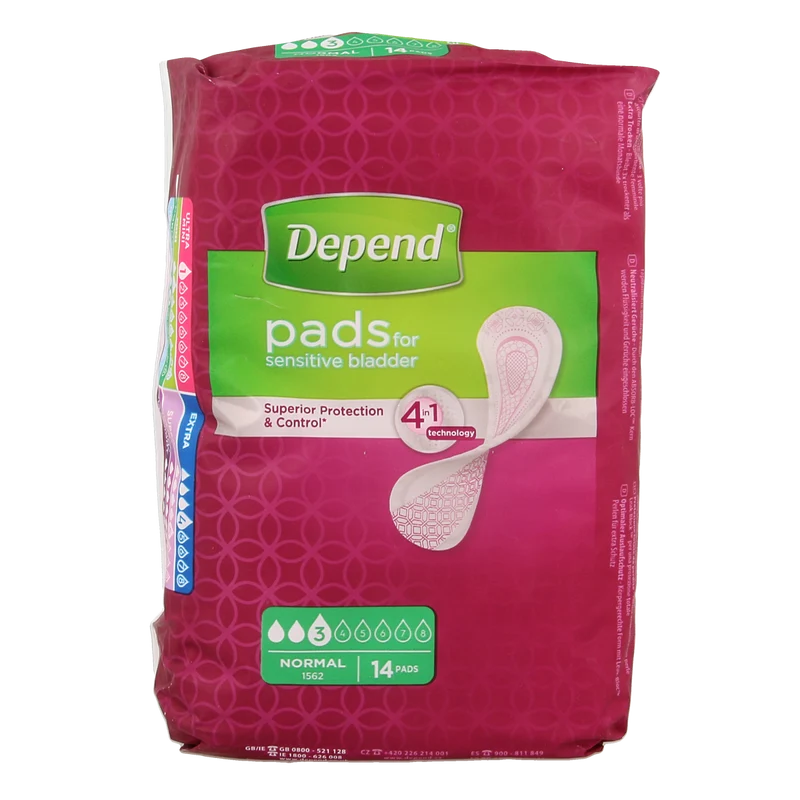 Depend Verband normaal 14.00 Stuks
