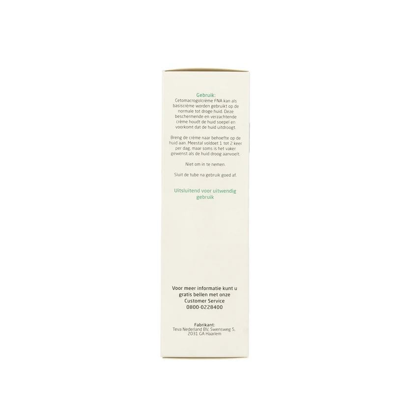 Teva Cetomacrogolcreme FNA 100.00 Gram