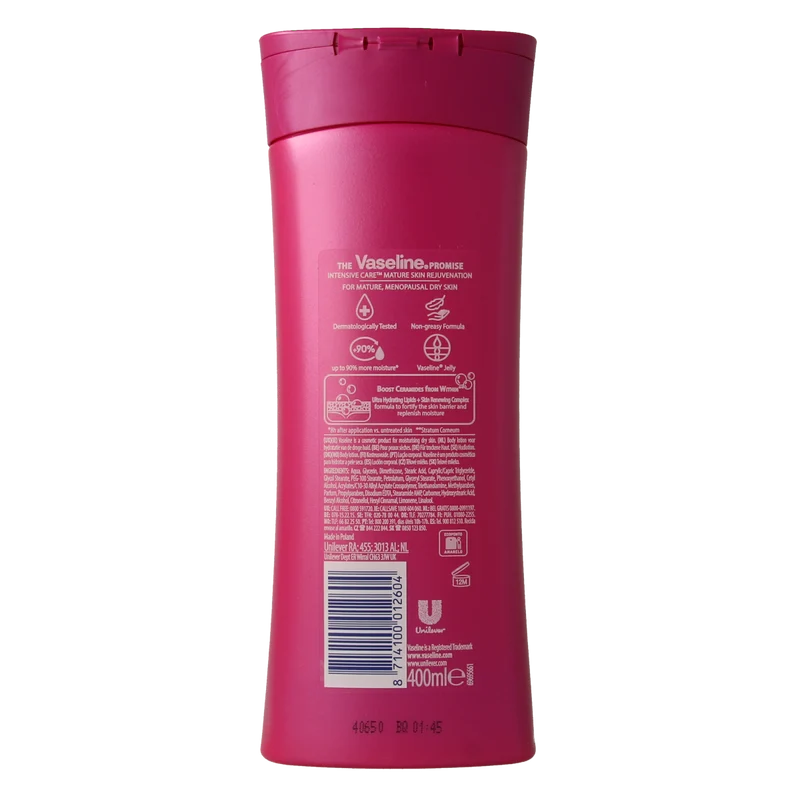Vaseline Body lotion mature skin 400.00 Milliliter