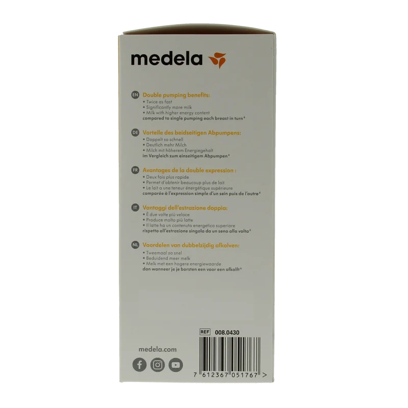 Medela Symphony afkolfset dubbel maat S 1 Set