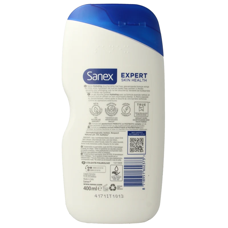 Sanex Shower expert skin health hydrating 400.00 Milliliter