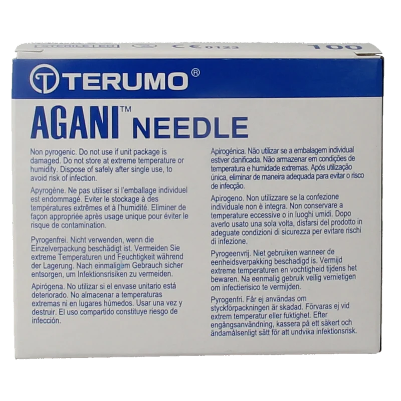 Terumo Injectienaald 21G groen 0.8 x 16 100.00 Stuks
