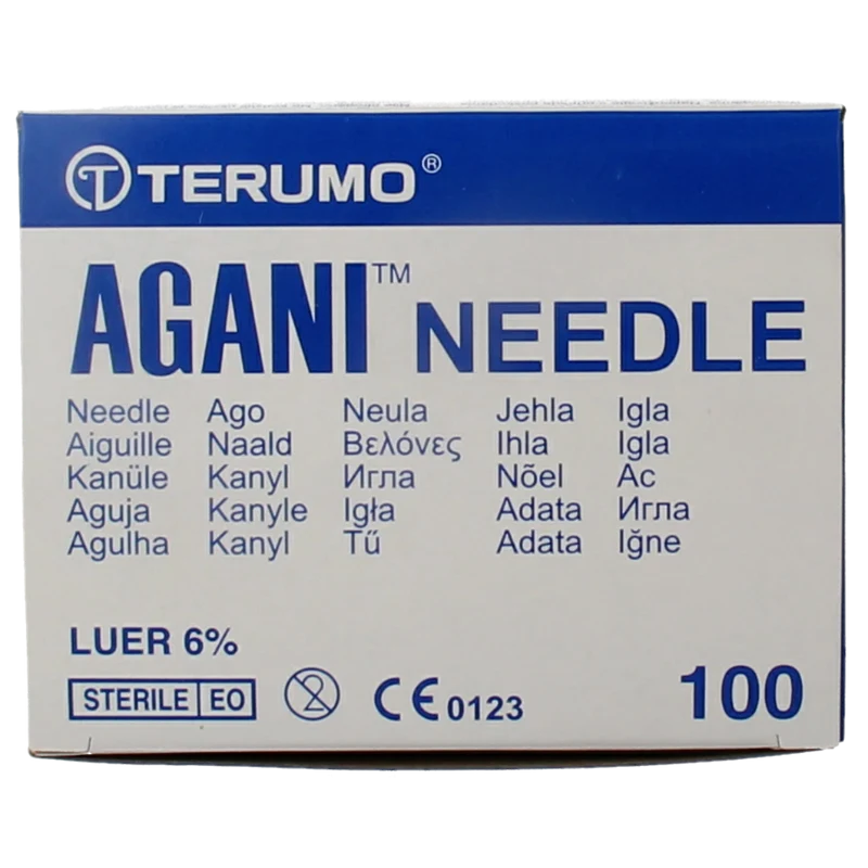 Terumo Injectienaald 21G groen 0.8 x 16 100.00 Stuks